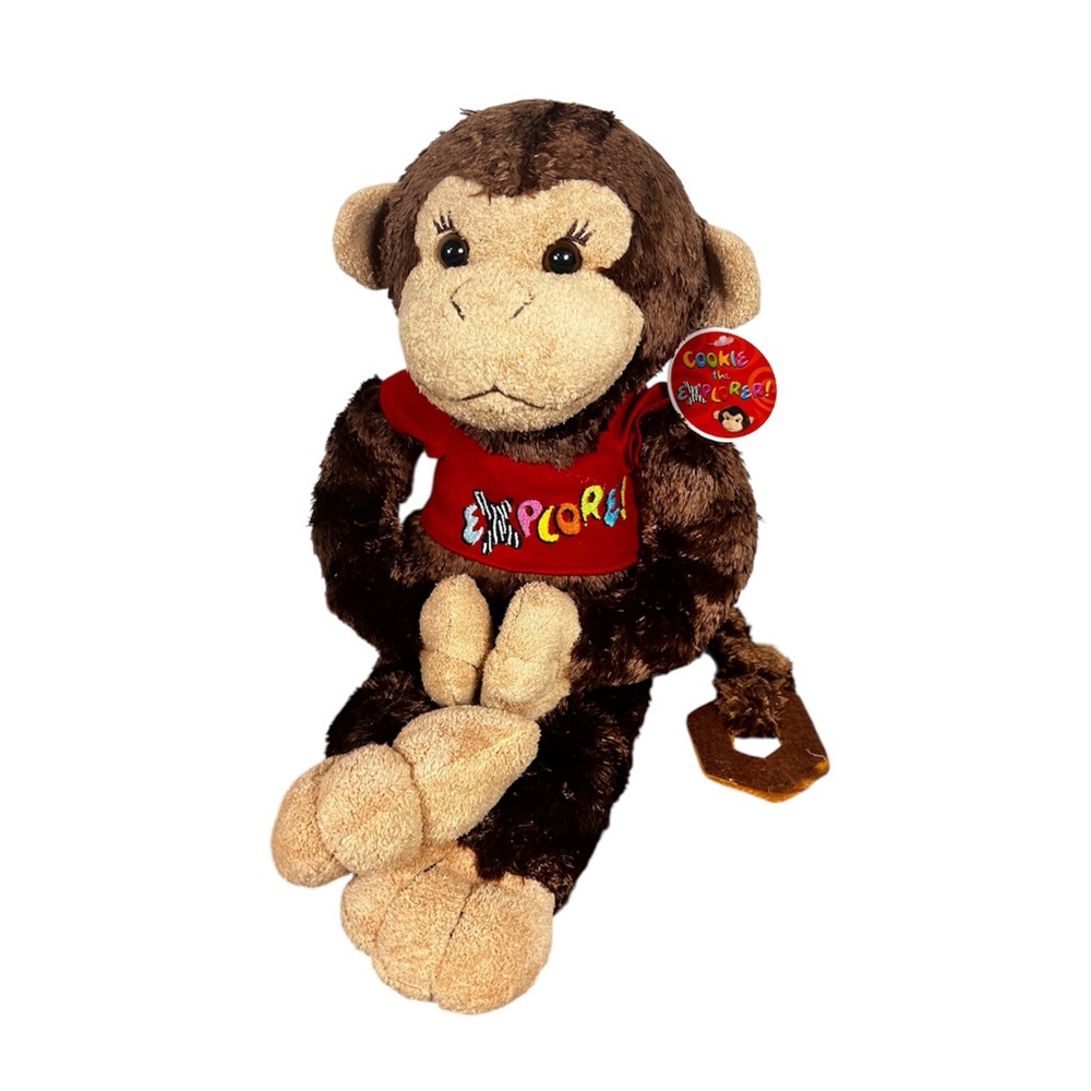 Girl Scouts Cookie Explore Monkey Plush Stuffed Animal Doll - NWT